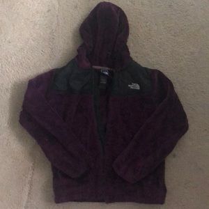 North face purple jacket.